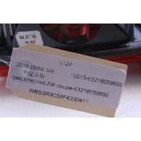 2015 2016 2017 BMW M4 F82 Coupe Right Tail Light Lamp Lid Mounted 63218059656 OEM