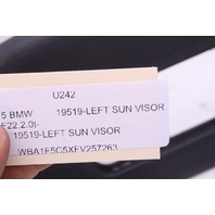 BMW 228i 230i M2 M235i M240i Front Left Driver Interior Sun Visor 51448061845 OEM