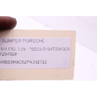 2015-2017 BMW M4 Radiator Support 51647294928 OEM