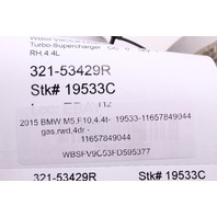 BMW M5 M6 Right Turbocharger Turbo Charger 7849044 OEM