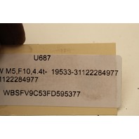 2012-2019 BMW M5 M6 Left Front Rearward Lower Control Arm OEM 31122284977