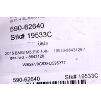 2015 BMW M5 S63 Engine Computer Module ECU ECM DME OEM