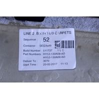 2017 2018 Aston Martin DB11 Bath Tub Carpet Right HY53-130A08-AD OEM