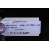 2017 2018 Aston Martin DB11 Bath Tub Carpet Right HY53-130A08-AD OEM