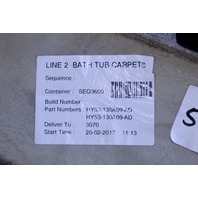 2017 2018 Aston Martin DB11 Bath Tub Carpet Left HY53-130A09-AD OEM