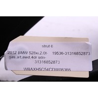 11-16 BMW 528i 535i 550i xDrive Left Front Strut Shock Spring 31316852873 OEM