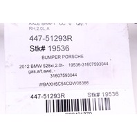 2014-2016 BMW 528xi Front Right Axle Shaft 31607593044 OEM