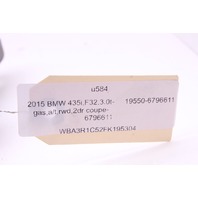 2015 BMW 435i Transmission Support Mount Bracket OEM