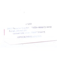 2002-2004 Porsche Boxster Central Door Lock Switch OEM