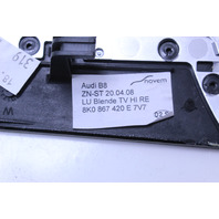 2009-2014 Audi A4 S4 Carbon Fiber Dash Door Panel Console Trim Set