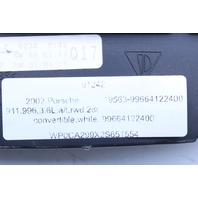 2002-2004 Porsche 911 996 Speedometer Instrument Cluster Automatic OEM