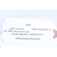 2003 2004 Porsche 911 Boxster Climate Control Time Bezel OEM