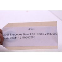 Mercedes Benz CLS500 CLS55 E63 Rear Climate Temperature Control Panel OEM