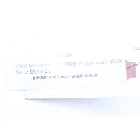 2007-2009 Mercedes Benz E63 Sedan Right Sun Shade Visor 2118101310 OEM