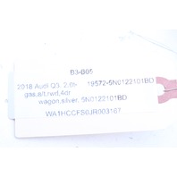 2015-2018 Audi Q3 2.0 Upper Radiator Coolant Line Hose 5N0122101BD OEM