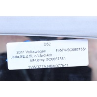 2012-2018 Volkswagen Jetta Sedan Driver Left Sun Shade Visor 5C6857551A OEM