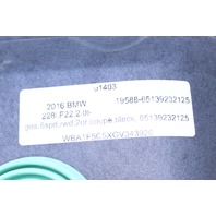 2014-2019 BMW 228i M235i M2 Floor Speaker Subwoofer Left OEM