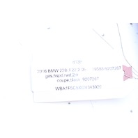 2014-2016 BMW 228i F22 Center Console Trim Bezel 51169207267 Brushed Aluminum OEM