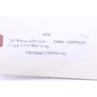 2015 BMW 650i Gran Coupe Headlight Headlamp Washer Nozzle 1300750010 OEM