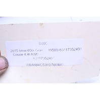 BMW LED Cornering Light Control Module Left 7352491 OEM