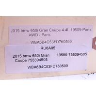 2007-2019 BMW X5 X5M X6 X6M E70 Left Front Axle Shaft 31607553945 OEM