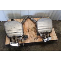 2013-2016 BMW 650i Gran Coupe 4.4 Muffler Right Left Pair With Exhaust Flap OEM