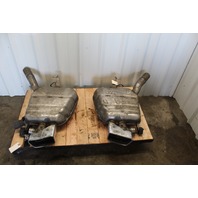 2013-2016 BMW 650i Gran Coupe 4.4 Muffler Right Left Pair With Exhaust Flap OEM