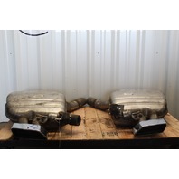 2013-2016 BMW 650i Gran Coupe 4.4 Muffler Right Left Pair With Exhaust Flap OEM