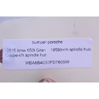 11-19 BMW 528i 535i 550i 640i 650i xDrive Right Front Spindle Knuckle Hub OEM