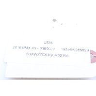 2016 BMX X3 Parking Brake Auto Hold Switch 61319385029 OEM