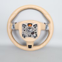 2011-2016 Porsche Cayenne Panamera Multifunction Steering Wheel Beige OEM
