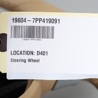 2011-2016 Porsche Cayenne Panamera Multifunction Steering Wheel Beige OEM