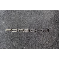 1999-2004 Porsche 911 996 Floor Mat Carpet Set Porsche Logo Script