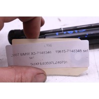 2007-2013 BMW X5 Front Hood Shock Support Strut Pair Set 51237148346 OEM