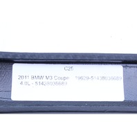 2008-2013 BMW M3 Coupe Rear Left Interior Trim Strip Leather 51438036689 OEM