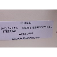 2012 Audi A3 Steering Wheel 3 Spoke Paddle Shift