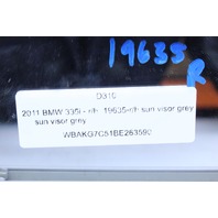 2007-2013 BMW 328i 335i Coupe Right Vinyl Sun Visor 51167252084 OEM