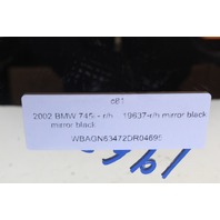 2002 2003 2004 2005 2006 2007 2008 BMW 745i 750i 760i Right Door Mirror Side View OEM