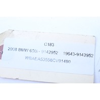 2008-2010 BMW 650i Automatic Transmission Gear Selector Shifter Knob 9142952 OEM