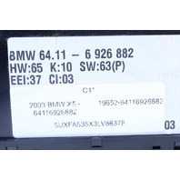 2001-2003 BMW X5 Climate Temperature Control Panel OEM