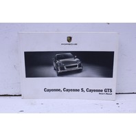 2008 Porsche Cayenne GTS 957 Owners Manual OEM