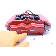 2008 2009 2010 Porsche Cayenne GTS Rear Brake Caliper Set Pair Brembo Red OEM