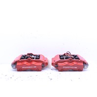 2008 2009 2010 Porsche Cayenne GTS Rear Brake Caliper Set Pair Brembo Red OEM