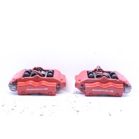 2008 2009 2010 Porsche Cayenne GTS Rear Brake Caliper Set Pair Brembo Red OEM