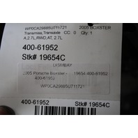 2005 2006 Porsche Boxster 2.7 Automatic Transmission OEM