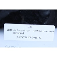 2011-2015 Kia Sorento Right Side View Door Mirror 876101U050 OEM