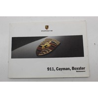 2006 Porsche Cayman S 987 Design Metal Owners Manual