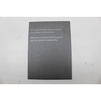 2006 Porsche Cayman S 987 Design Metal Owners Manual