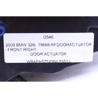 2007-2011 BMW 328i Sedan Front Right Door Lock Latch Actuator