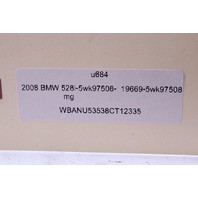 2008 BMW 528i Air Flow Meter Sensor 5WK97508 OEM